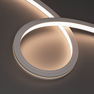 Лента герметичная MOONLIGHT-PRO-TOP-X320-20x20mm 48V Day4000 (10 W/m, IP67, 30m, wire x2) (Arlight, Вывод боковой, 7 лет)