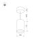 Корпус SP-POLO-HANG-R85 (BK, 1-3, 350mA) (Arlight, IP20 Металл, 3 года)