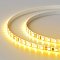 Светодиодная лента RT 2-5000 24V Yellow 5mm 2x (3528, 600 LED, LUX) (Arlight, 9.6 Вт/м, IP20)