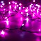 Светодиодная гирлянда ARD-STRING-CLASSIC-10000-BLACK-100LED-FLASH PINK (230V, 7W) (Ardecoled, IP65, 1 год)
