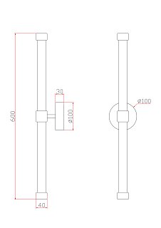 Настенный светильник (бра) FR6108WL-L10G Джеди / Jedi 10 Вт LED