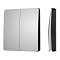 INTELLIGENT ARLIGHT Кнопочная панель KINETIC-801-22-2G-WP-SUF Silver (No battery, IP67, 433Mhz) (IARL, IP67 Пластик, 3 года)