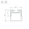 Профиль с экраном SL-LINE-2011M-2500 BLACK+OPAL SQUARE (Arlight, Алюминий)