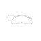 Экран ARH-KANT-H16-2000 Round Opal (Arlight, Пластик)