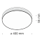 Потолочный светильник C032CL-L48W4K - 45 Вт LED
