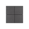 INTELLIGENT ARLIGHT Кнопочная панель KNX-304-23-IN Black (BUS, Frameless) (IARL, IP20 Металл, 2 года)