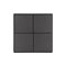 INTELLIGENT ARLIGHT Кнопочная панель KNX-304-23-IN Black (BUS, Frame) (IARL, IP20 Металл, 2 года)