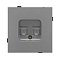 Механизм компьютерной розетки двойной SCT-TENDO-MPC2-PL-GR (RJ-45, CAT6) (Arlight, Графитовый)