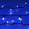Светодиодная гирлянда ARD-BALL-CLASSIC-D13-5000-BLACK-50LED BLUE (230V, 3.5W) (Ardecoled, IP65)