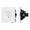 Механизм компьютерной розетки SCT-TENDO-MPC1-PL-WH (RJ-45, CAT6) (Arlight, Белый)