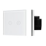 Выключатель сенсорный SWT-OMALI-S02-ZB-WH (250V, 10A, Zigbee) (Arlight, Стекло)