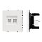 Механизм сдвоенной компьютерной розетки SCT-NOBE-MPC2-SFPL-WH (RJ-45, CAT6) (Arlight, Белый кварц)