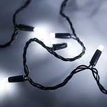 Светодиодная гирлянда ARD-STRING-PRO-10000-BLACK-100LED-STD WHITE (230V, 7W) (Ardecoled, IP65, 2 года)
