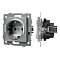 Механизм электрической розетки SCT-MEU1-PL-GR-V (250V, 16A) (Arlight, -)