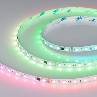 Светодиодная лента DMX-B60-10mm 24V RGB-PX6 (14 W/m, IP20, 5m) (Arlight, -)