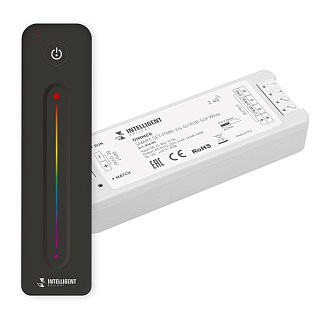 INTELLIGENT ARLIGHT Диммер SMART-SET-PWM-104-52-RGB-SUF White (12-24V, 3x4A, ПДУ LINE, 2.4G) (IARL, Контроллер)