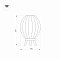 Светильник LGD-PEARL-BOLL-H574-12W Warm3000 (GR, 164 deg, 230V) (Arlight, IP65 Металл, 3 года)
