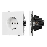 Механизм электрической розетки SCT-TENDO-MEU1-PL-WH (230V, 16A) (Arlight, Белый)