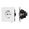 Механизм электрической розетки SCT-TENDO-MEU1-PL-WH (230V, 16A) (Arlight, Белый)