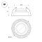 Корпус PLURIO-BASE-BUILT-TRIMLESS-R120 (BK, 1-2, 200mA) (Arlight, IP20 Металл, 3 года)