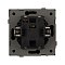 Механизм выключателя одноклавишный непроходной SWT-TENDO-MK01-PL-BK (230V, 10A) (Arlight, Черный)