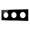 Рамка стеклянная FRM-GLARE-GC-3-BK (Arlight, -)