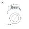 Светодиодный светильник LTD-105WH-FROST-9W Day White 110deg (Arlight, IP44 Металл, 3 года)