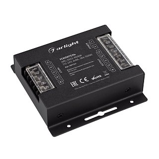 Усилитель ARL-5022-RGBW (12-24V, 4x8A, 384-768W) (Arlight, IP20 Металл, 3 года)