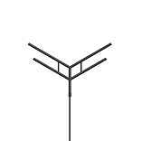 Кронштейн OXOR-SY4-3000x76-L1500 BLACK (Arlight, Сталь)