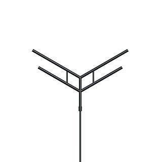Кронштейн OXOR-SY4-3000x76-L1500 BLACK (Arlight, Сталь)