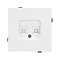 Механизм компьютерной розетки двойной SCT-TENDO-MPC2-PL-WH (RJ-45, CAT6) (Arlight, Белый)