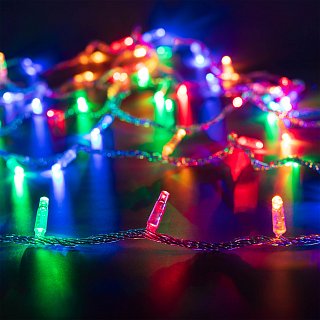 Светодиодная гирлянда ARD-STRING-CLASSIC-10000-CLEAR-100LED-LIVE RGB (230V, 7W) (Ardecoled, IP65, 1 год)
