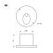 Светильник LT-TIE-R120-3W Warm3000 (WH, 45x70 deg, 230V) (Arlight, IP65 Бетон, 3 года)