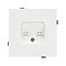 Механизм компьютерной розетки двойной SCT-TENDO-MPC2-SFPL-WH (RJ-45, CAT6) (Arlight, Матовый белый)