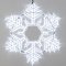 Фигура светодиодная ARD-SNOWFLAKE-M10-1000x900-504LED White (230V, 31W) (Ardecoled, IP65, 1 год)
