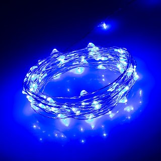 Светодиодная гирлянда ARD-CLASSIC-DEW-5000-CLEAR-100LED-STD Blue (12V, 2.1W) (Ardecoled, IP65)