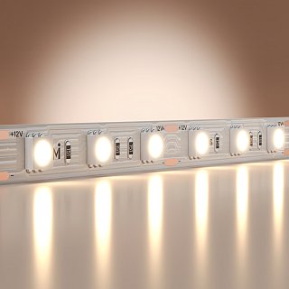 Светодиодная лента Базовая 12В 5050 14,4Вт/м 4000K 5м IP 20 201184