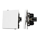 Механизм звонкового выключателя SWT-TENDO-MKR1-PL-WH (230V, 10A) (Arlight, Белый)