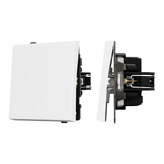 Механизм звонкового выключателя SWT-TENDO-MKR1-PL-WH (230V, 10A) (Arlight, Белый)