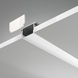 Алюминиевый профиль встраиваемый скрытого монтажа 61x14 (Серебро, 2 м), ALM011S-2M