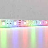 Светодиодная лента 24В 5050 14,4Вт/м Цветная (RGB) 5м IP65