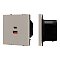 Механизм розетки с быстрой USB зарядкой SCT-NOBE-MUAC-SFPL-FC-CA (65W, QC3) (Arlight, Кашемир)