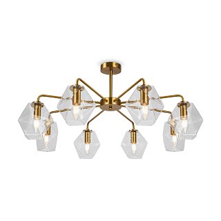 Люстра FR5177PL-08BS Измерение / Dimension E14x8