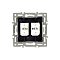 Механизм компьютерной розетки двойной SCT-MPC2-PL-BK (RJ-45, CAT6) (Arlight, -)