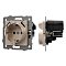 Механизм розетки с USB зарядкой SCT-MUAA-PL-GD-V (250V, 16A) (Arlight, -)