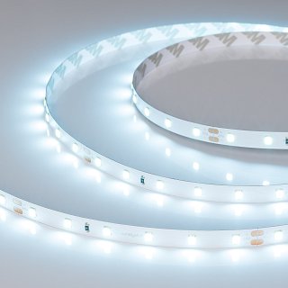 Светодиодная лента RT-A60-8mm 24V Ice Blue (4.8 W/m, IP20, 5m) (Arlight, -)