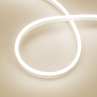 Лента герметичная AURORA-PS-A120-12x6mm 24V Day4000 (10 W/m, IP65, 2835, 5m) (Arlight, Силикон, 2 года)