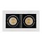 Светильник CL-KARDAN-S180x102-2x9W Warm (WH-BK, 38 deg) (Arlight, IP20 Металл, 3 года)
