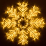 Фигура светодиодная ARD-SNOWFLAKE-M8-950x950-540LED Warm (230V, 33W) (Ardecoled, IP65, 1 год)