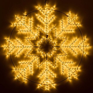 Фигура светодиодная ARD-SNOWFLAKE-M8-950x950-540LED Warm (230V, 33W) (Ardecoled, IP65, 1 год)
